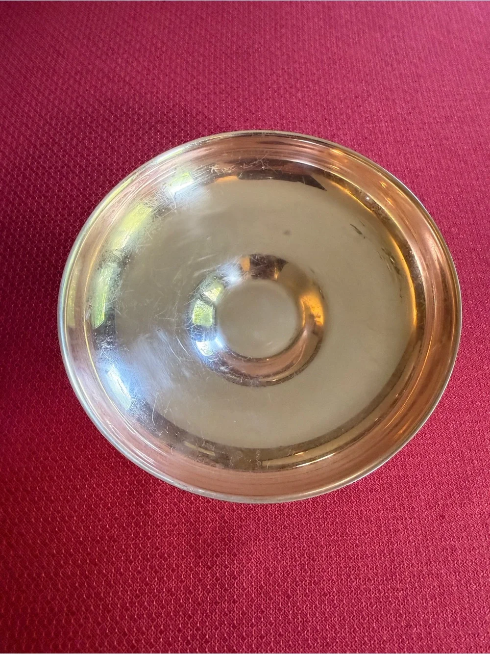 Coppercraft Guild Copper vintage MCM solid copper pedestal bowl